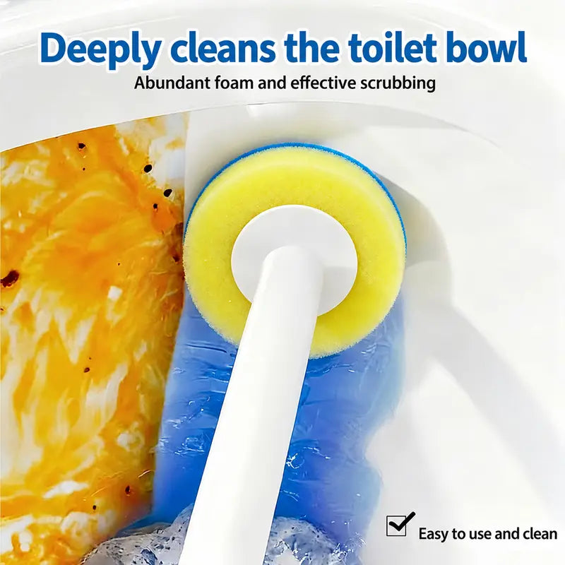 Disposable Toilet Cleaning Wand System with Pre-Loaded Refills