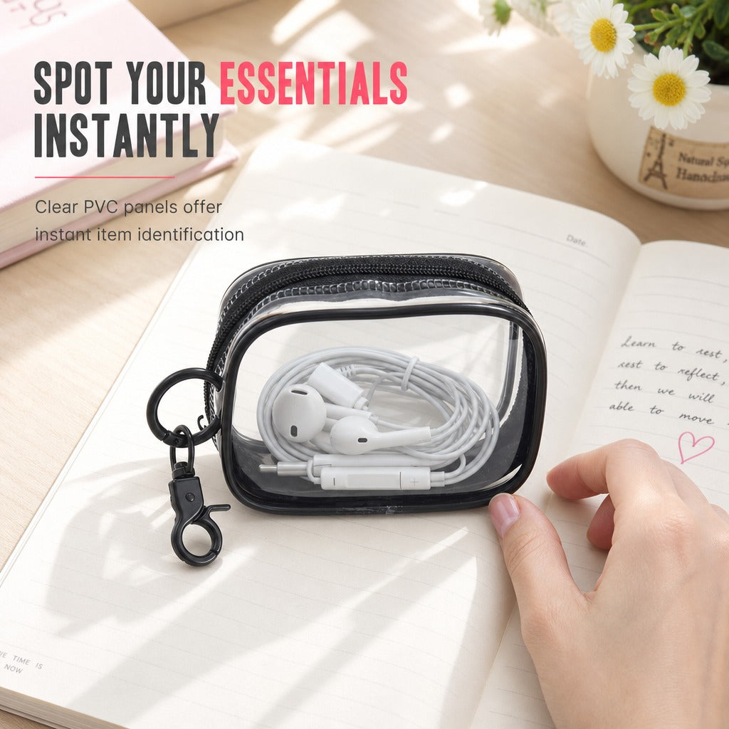 🏆Buy 3 Get 2 Free🎁 Last Day Special Price! Mini Portable Transparent Travel Storage Bag