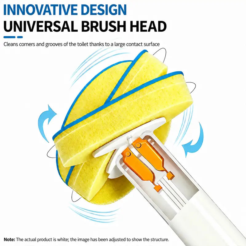 Disposable Toilet Cleaning Wand System with Pre-Loaded Refills
