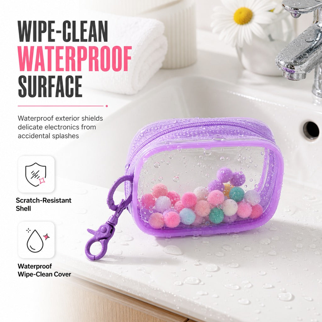 🏆Buy 3 Get 2 Free🎁 Last Day Special Price! Mini Portable Transparent Travel Storage Bag