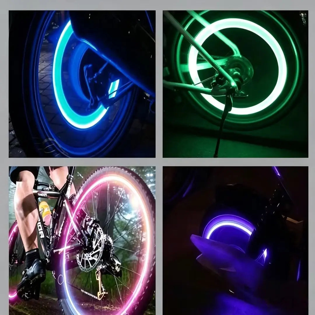 Waterproof LED Valve Stem Lights | Neon Wheel Glow for Cars, Bikes & Scooters