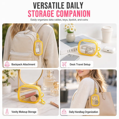 🏆Buy 3 Get 2 Free🎁 Last Day Special Price! Mini Portable Transparent Travel Storage Bag