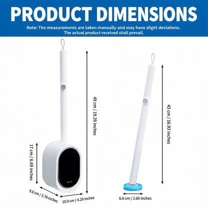 Disposable Toilet Cleaning Wand System with Pre-Loaded Refills