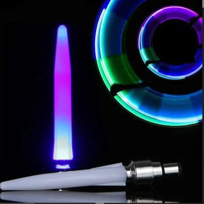 Waterproof LED Valve Stem Lights | Neon Wheel Glow for Cars, Bikes & Scooters