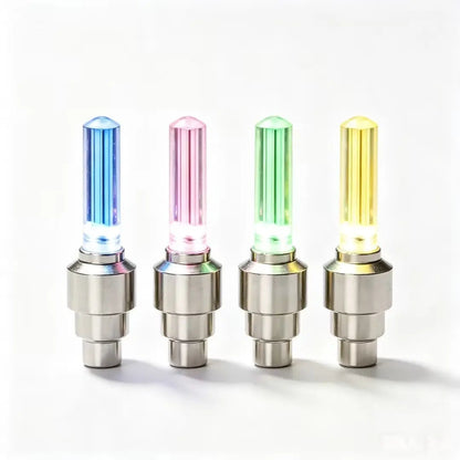 Waterproof LED Valve Stem Lights | Neon Wheel Glow for Cars, Bikes & Scooters